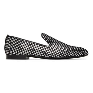 BNWT Versace Black & Silver Studded Loafers